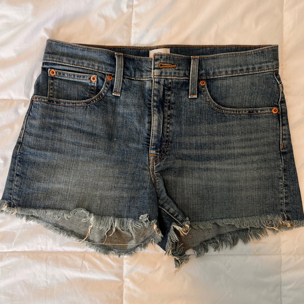 Light Wash J Crew Denim Shorts